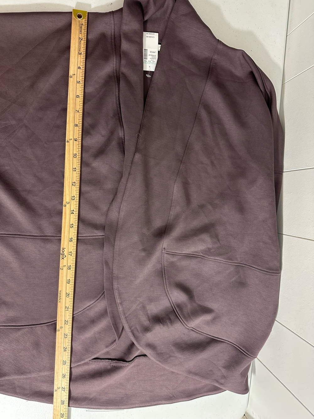 NWT Maurices Size Large Womens Open Front Cardigan Long Sleeve Brown - Picture 6 of 7
